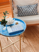 Load image into Gallery viewer, Blue Enamel Large Tray