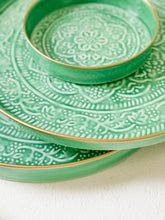 Load image into Gallery viewer, Green Enamel Small Tray