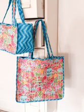 Load image into Gallery viewer, Tropical Pink Reversible Tote Bag