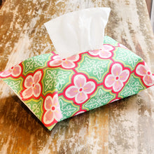 Load image into Gallery viewer, Peranakan Plum Blossom Tile Fabric Tissue Covers