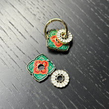 Load image into Gallery viewer, Peranakan Hoop Earrings