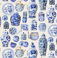 Load image into Gallery viewer, Blue Porcelain Pouch
