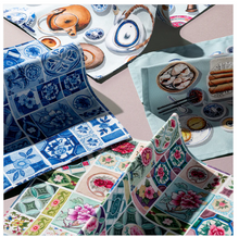 Load image into Gallery viewer, Blue Porcelain Placemat (Double-Sided)