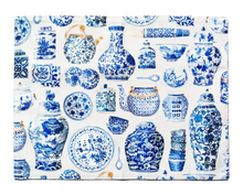 Load image into Gallery viewer, Blue Porcelain Placemat (Double-Sided)