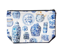 Load image into Gallery viewer, Blue Porcelain Pouch