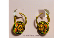 Load image into Gallery viewer, Peranakan Hoop Earrings