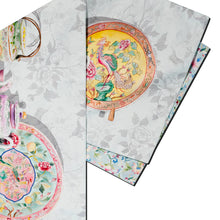 Load image into Gallery viewer, Peranakan Porcelain & Chinese Floral Table Runner (Double-Sided)