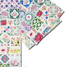 Load image into Gallery viewer, Peranakan Tile & Peranakan Teapot with Frame Table Runner (Double-Side)