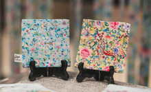 Load image into Gallery viewer, Set of 2 Reversible Fabric Coasters