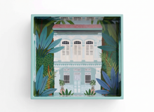 Load image into Gallery viewer, Teal shophouse tray