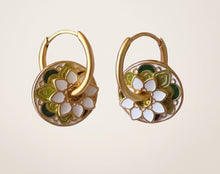 Load image into Gallery viewer, Peranakan Hoop Earrings