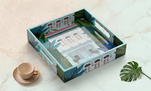 Load image into Gallery viewer, Teal shophouse tray