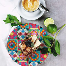 Load image into Gallery viewer, Heritage Tile Bamboo Plate Set