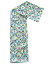 Load image into Gallery viewer, Peranakan Tile / Peranakan Teapot with Frame Reversible Table Runner