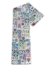 Load image into Gallery viewer, Peranakan Tile / Peranakan Teapot with Frame Reversible Table Runner