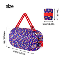 Load image into Gallery viewer, Instantly foldable shopper bags with zip