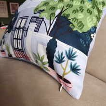 Load image into Gallery viewer, Koon Seng Road Shophouse Cushion Cover