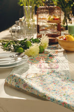 Load image into Gallery viewer, Peranakan Porcelain & Chinese Floral Table Runner (Double-Sided)