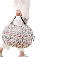 Load image into Gallery viewer, Instantly foldable shopper bags with zip