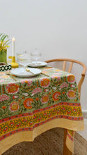 Load image into Gallery viewer, Marigold Meadow Tablecloth