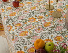 Load image into Gallery viewer, Marigold Meadow Tablecloth