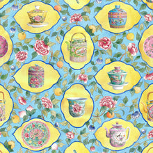 Load image into Gallery viewer, Peranakan Tile & Peranakan Teapot with Frame Table Runner (Double-Side)