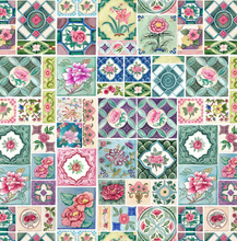 Load image into Gallery viewer, Peranakan Tiles Pouch
