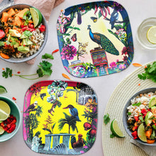 Load image into Gallery viewer, City in Nature Bamboo Plates Set of 2 (Peranakan Edition)