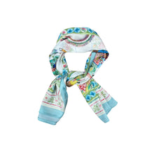 Load image into Gallery viewer, Peranakan Porcelain Silk Scarf