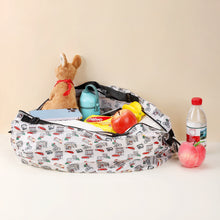 Load image into Gallery viewer, Instantly foldable shopper bags with zip