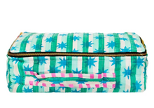 Load image into Gallery viewer, Aqua Star Stripe Cosmetic Bags and Pouch