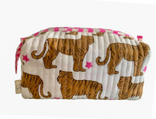 Load image into Gallery viewer, Tiger Star Pink Cosmetic Bags and Pouch
