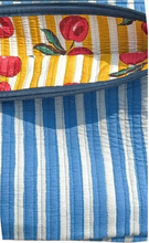 Load image into Gallery viewer, Stipe, Blue - Laptop Pouch with double zip