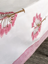 Load image into Gallery viewer, Pink Palms Tablecloth