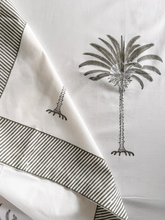 Load image into Gallery viewer, Grey Palms Tablecloth