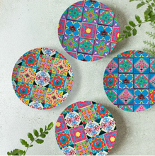 Load image into Gallery viewer, Heritage Tile Bamboo Plate Set