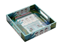 Load image into Gallery viewer, Teal shophouse tray