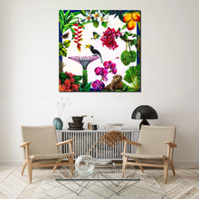 Load image into Gallery viewer, Canvas Print: City in Nature - Tropical Paradise