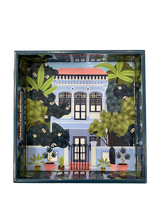 Load image into Gallery viewer, Joo Chiat shophouse Blue tray