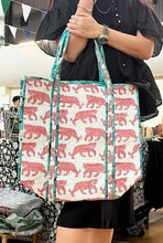 Load image into Gallery viewer, Pink Tiger Reversible Tote Bag