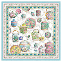 Load image into Gallery viewer, Peranakan Porcelain Silk Scarf