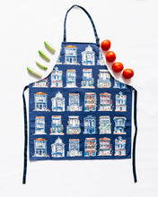 Load image into Gallery viewer, Singapore Blue Shophouses Apron
