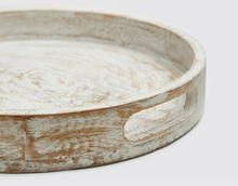 Load image into Gallery viewer, Basic 14" Wooden Tray - Kutch White