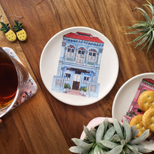 Load image into Gallery viewer, Colourful Shophouse Bamboo Plates