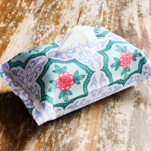 Load image into Gallery viewer, Grey Rose Tile Fabric Tissue Covers
