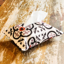 Load image into Gallery viewer, Brown Tile Fabric Tissue Covers
