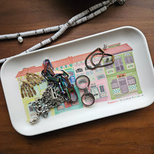 Load image into Gallery viewer, Colorful Shophouse Bamboo Tray
