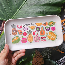 Load image into Gallery viewer, Singapore Fruits Bamboo Tray
