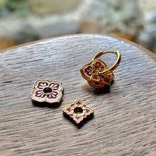 Load image into Gallery viewer, Peranakan Hoop Earrings
