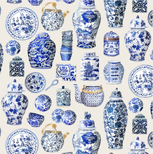 Load image into Gallery viewer, Blue Porcelain Pouch
